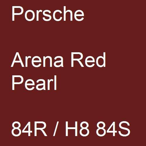 Porsche, Arena Red Pearl, 84R / H8 84S.